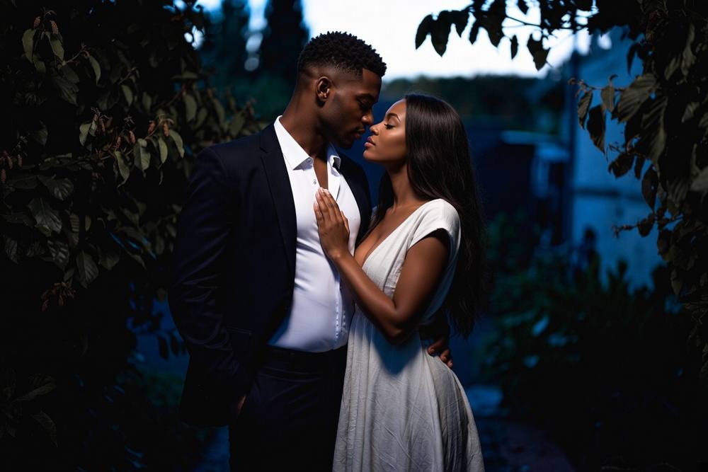 Couple in the evening